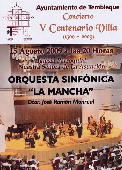Programa de mano: Concierto para vibráfono y orquesta de E. Sejourne